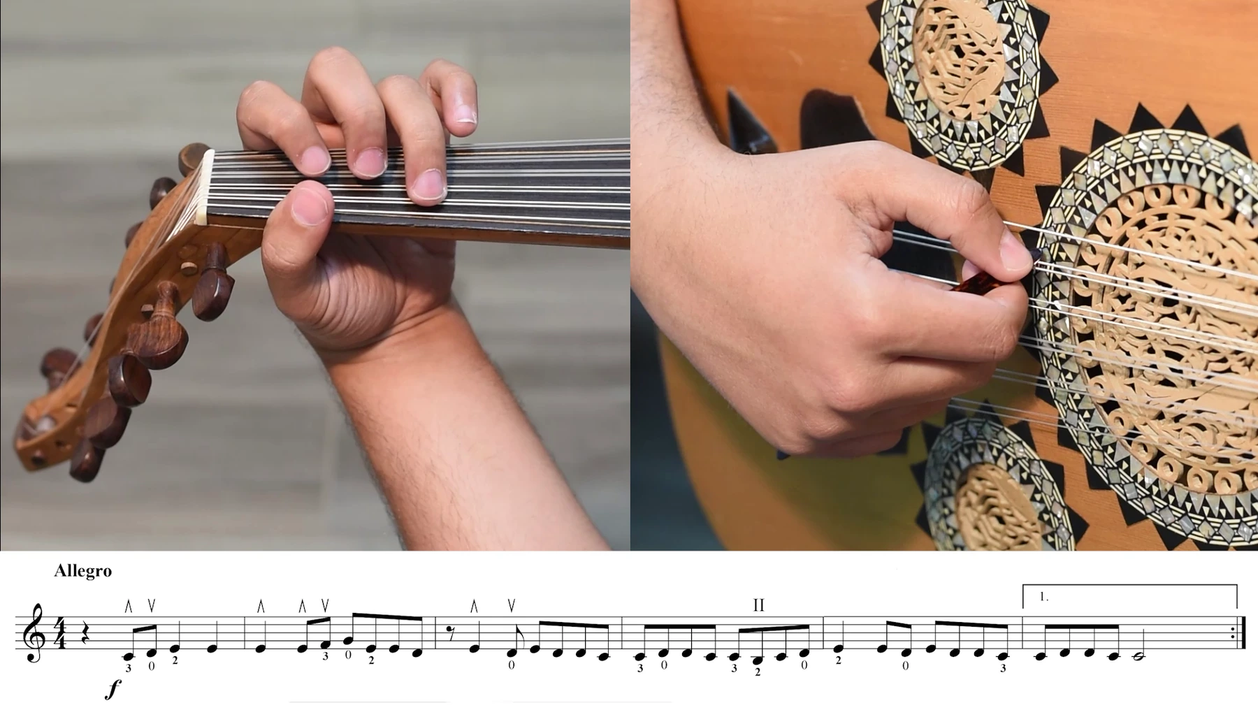 Yamaha Music Middle East — educational oud exercise video